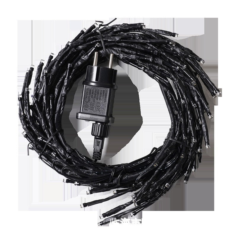 LED Christmas Leaves Rattan Lamp Bedroom Indoor