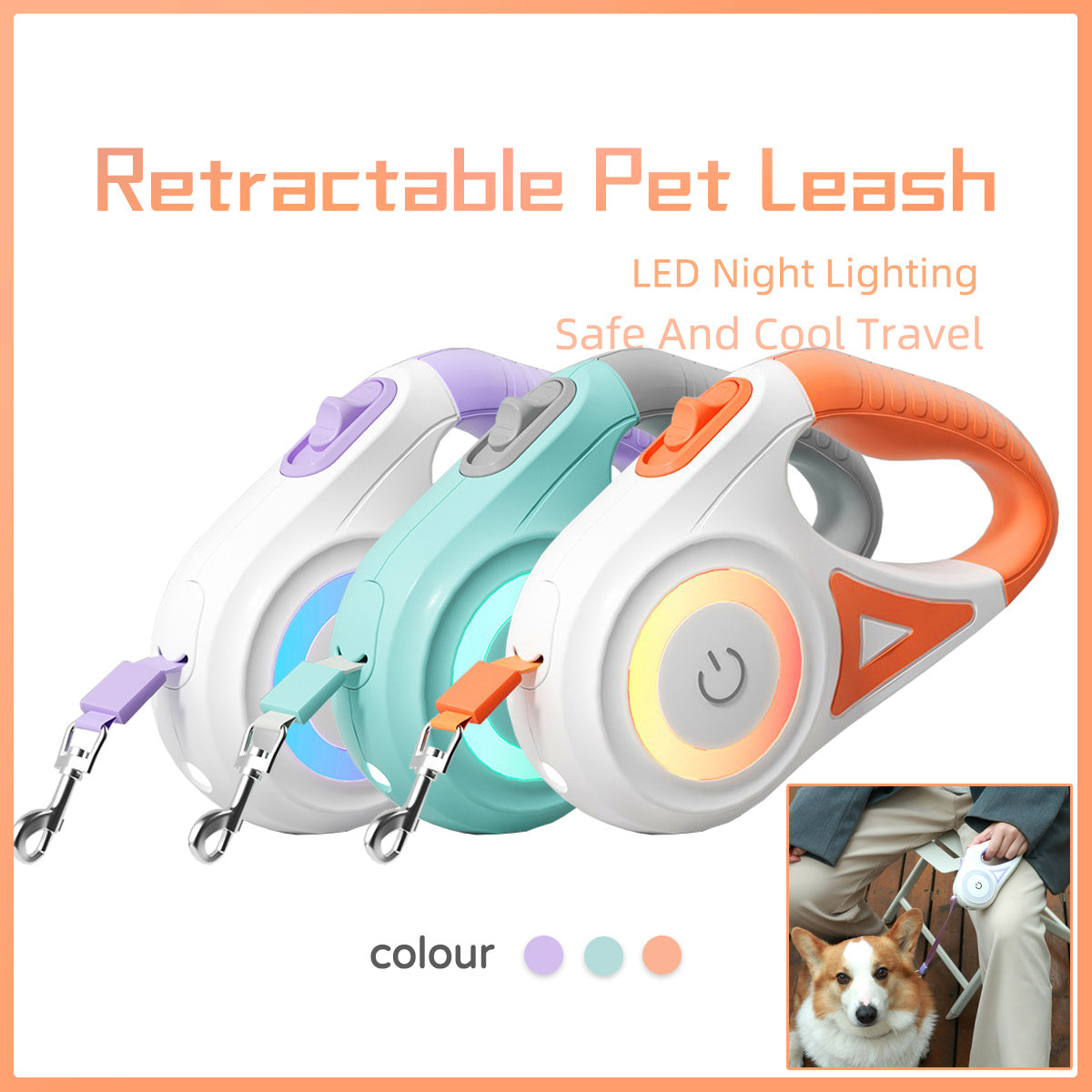 Retractable Dog Leash | Automatic Dog Leash | Best Choice 25