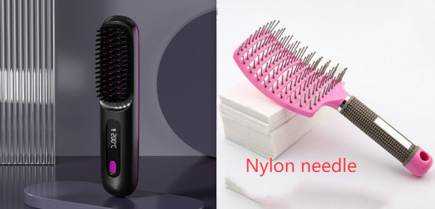 Hair Straightener Brush | 2 In 1 Straight Hair Comb | Best Choice 25