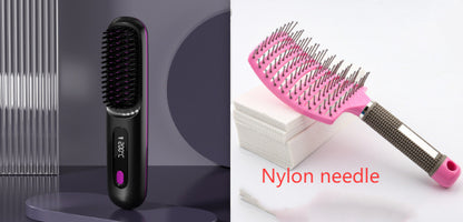 Hair Straightener Brush | 2 In 1 Straight Hair Comb | Best Choice 25