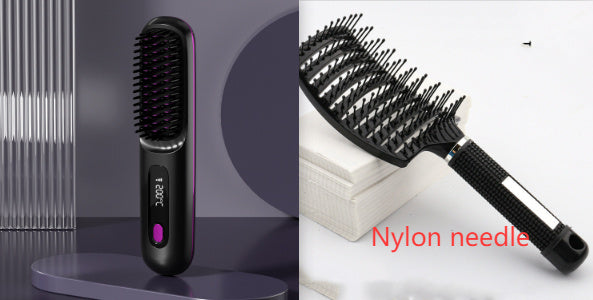 Hair Straightener Brush | 2 In 1 Straight Hair Comb | Best Choice 25